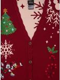 Disney Minnie & Daisy Holiday Women's Cardigan - BoxLunch Exclusive