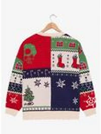 Peanuts Holiday Patchwork Women's Plus Cardigan - BoxLunch Exclusive