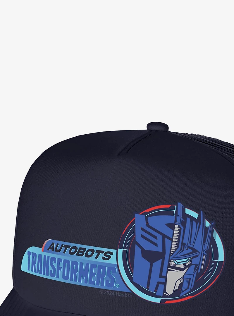 Transformers Split Face Optimus Prime Foam Trucker Hat