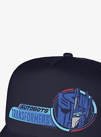 Transformers Split Face Optimus Prime Foam Trucker Hat
