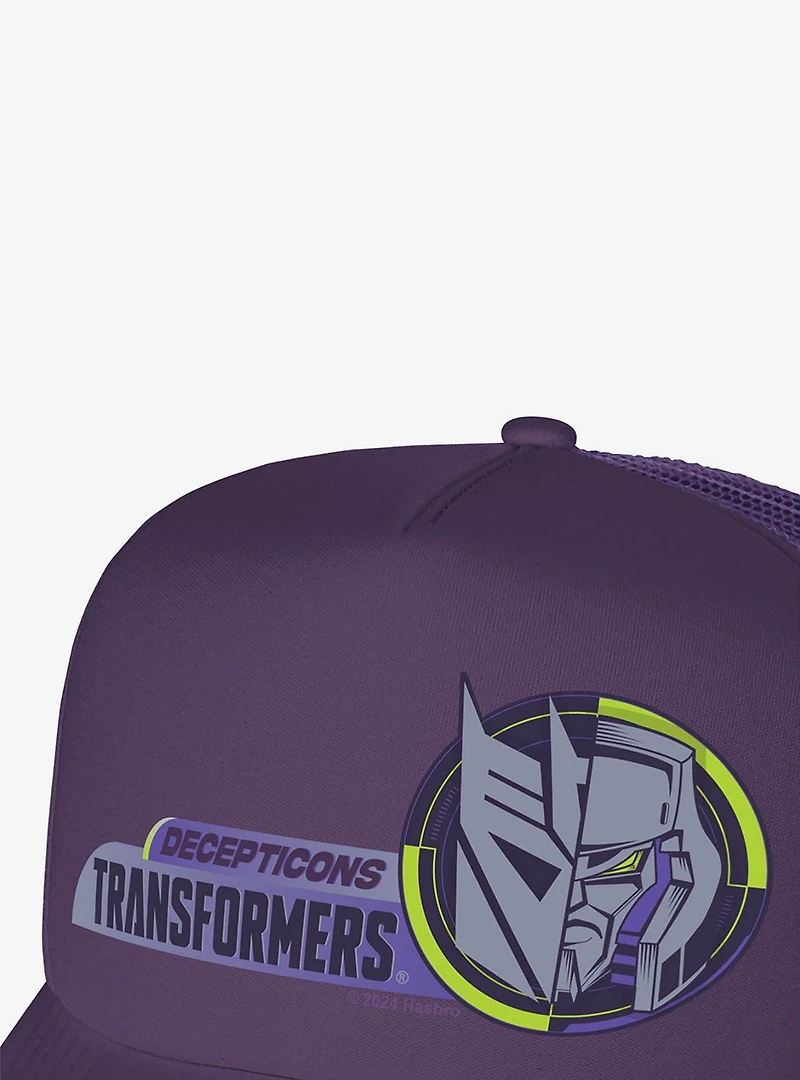 Transformers Split Face Megatron Foam Trucker Hat
