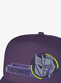 Transformers Split Face Megatron Foam Trucker Hat
