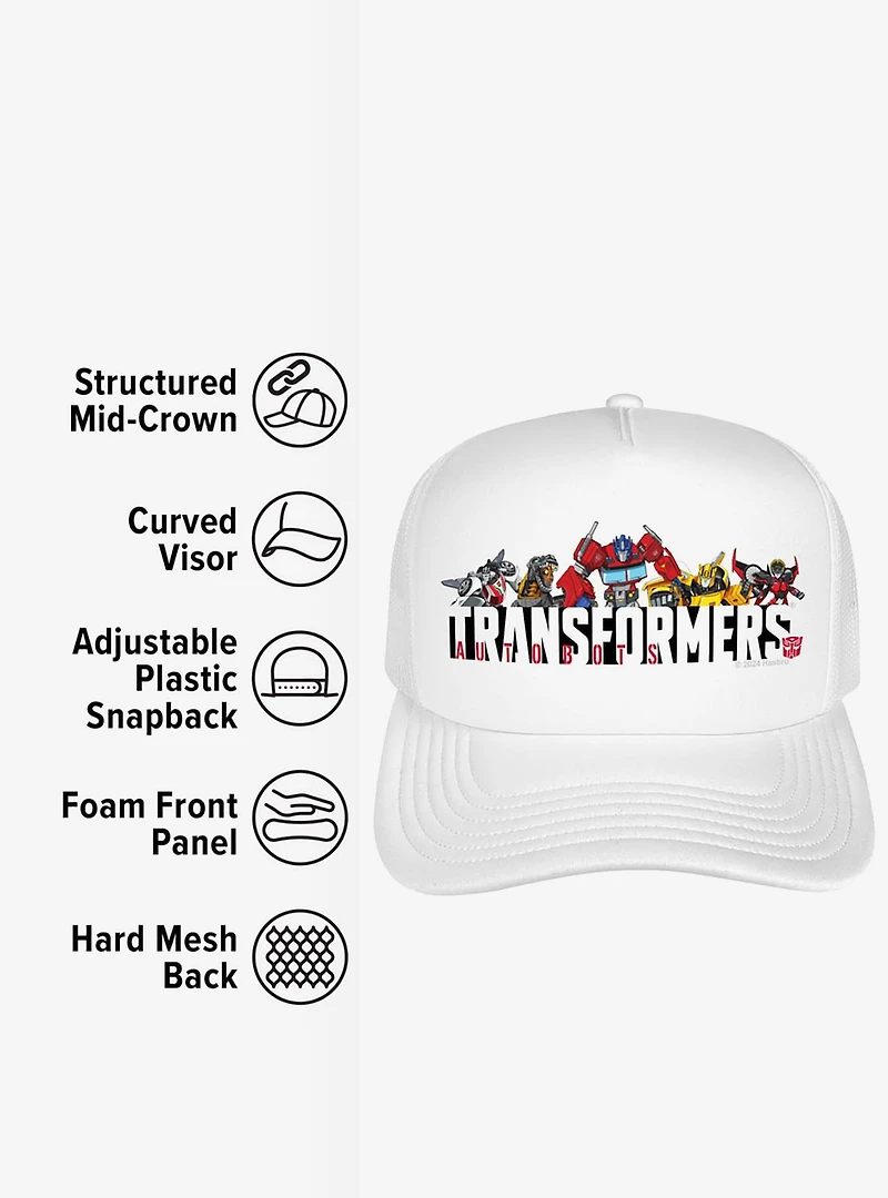 Transformers Autobots Line Up Foam Trucker Hat