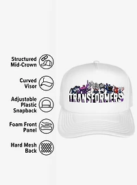 Transformers Decepticons Line Up Foam Trucker Hat
