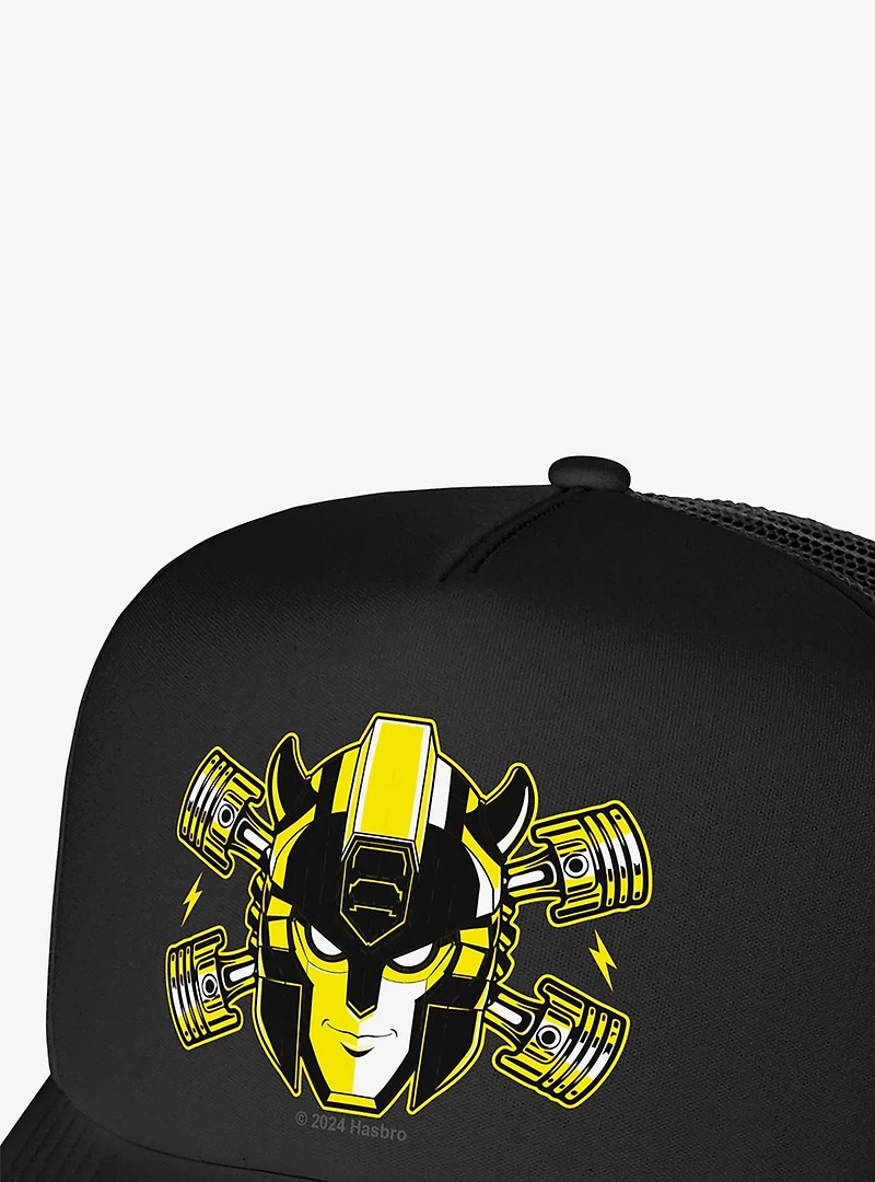 Transformers Bumblebee Head Foam Trucker Hat