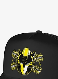 Transformers Bumblebee Head Foam Trucker Hat