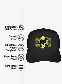 Transformers Bumblebee Head Foam Trucker Hat