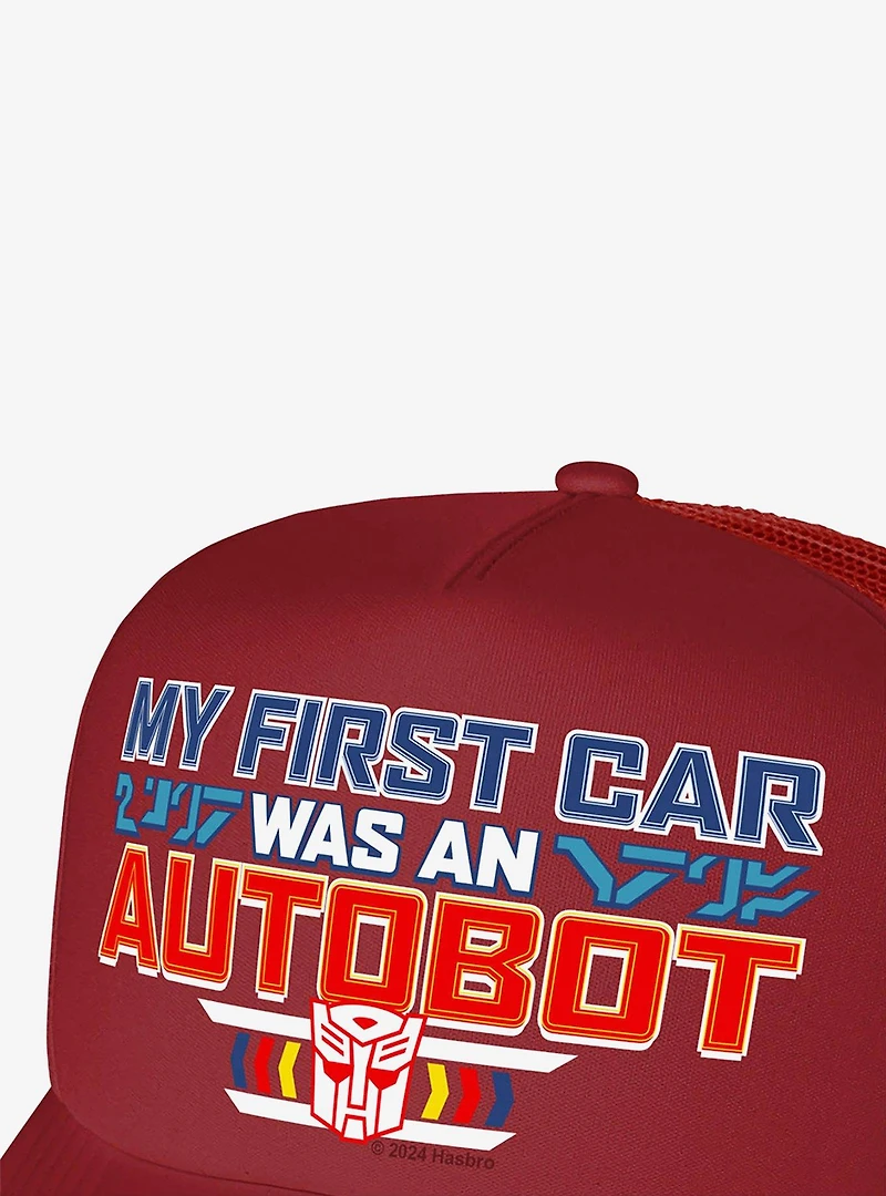 Transformers First Car Autobot Foam Trucker Hat