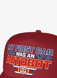 Transformers First Car Autobot Foam Trucker Hat