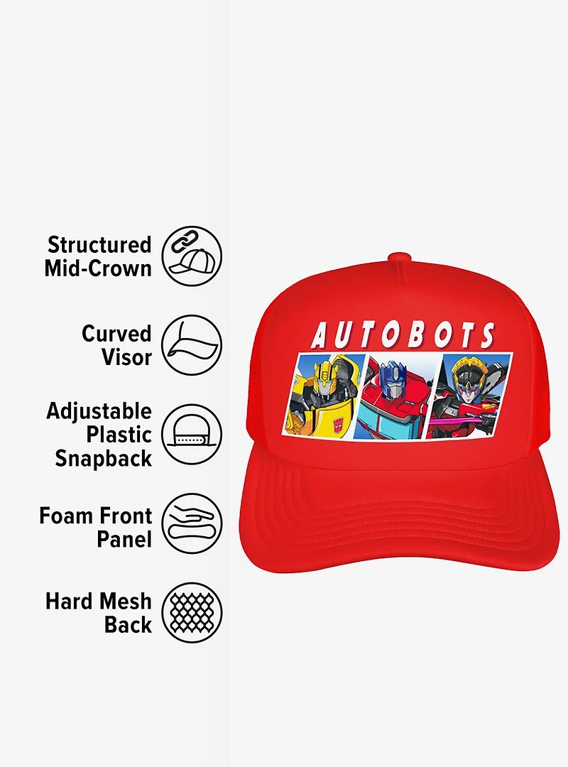 Transformers Autobot Trio Foam Trucker Hat