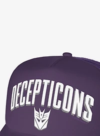 Transformers Decepticon Arched Foam Trucker Hat