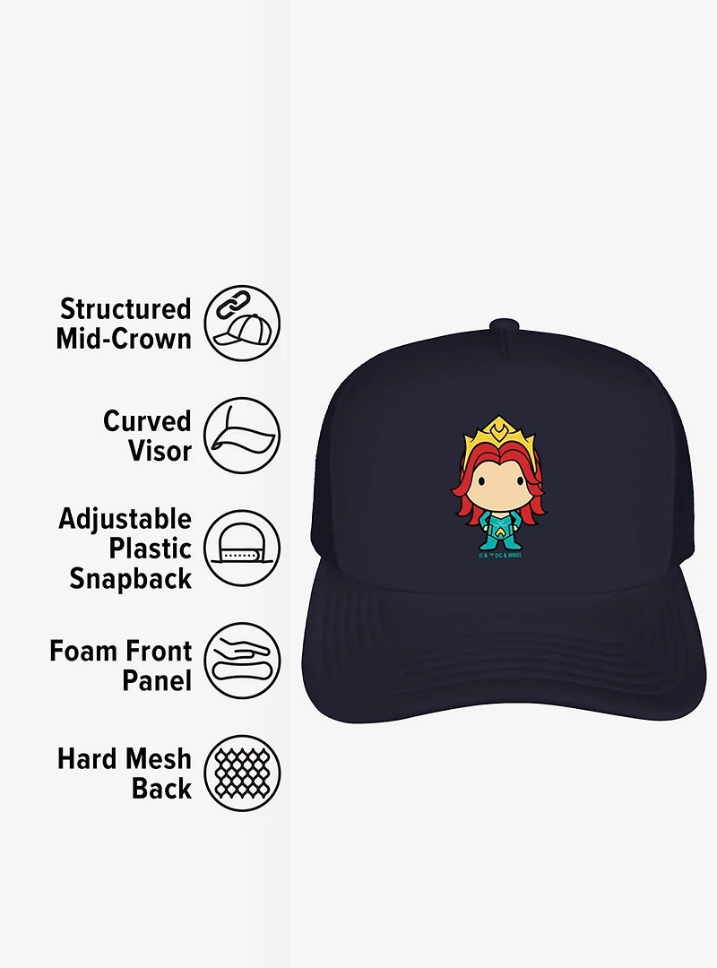 Aquaman Movie Mera Chibi Character Foam Trucker Hat