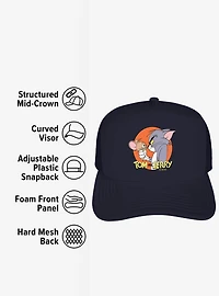 Tom And Jerry Characters Foam Trucker Hat