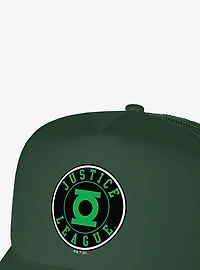 Justice League Green Lantern Athletic Logo Foam Trucker Hat