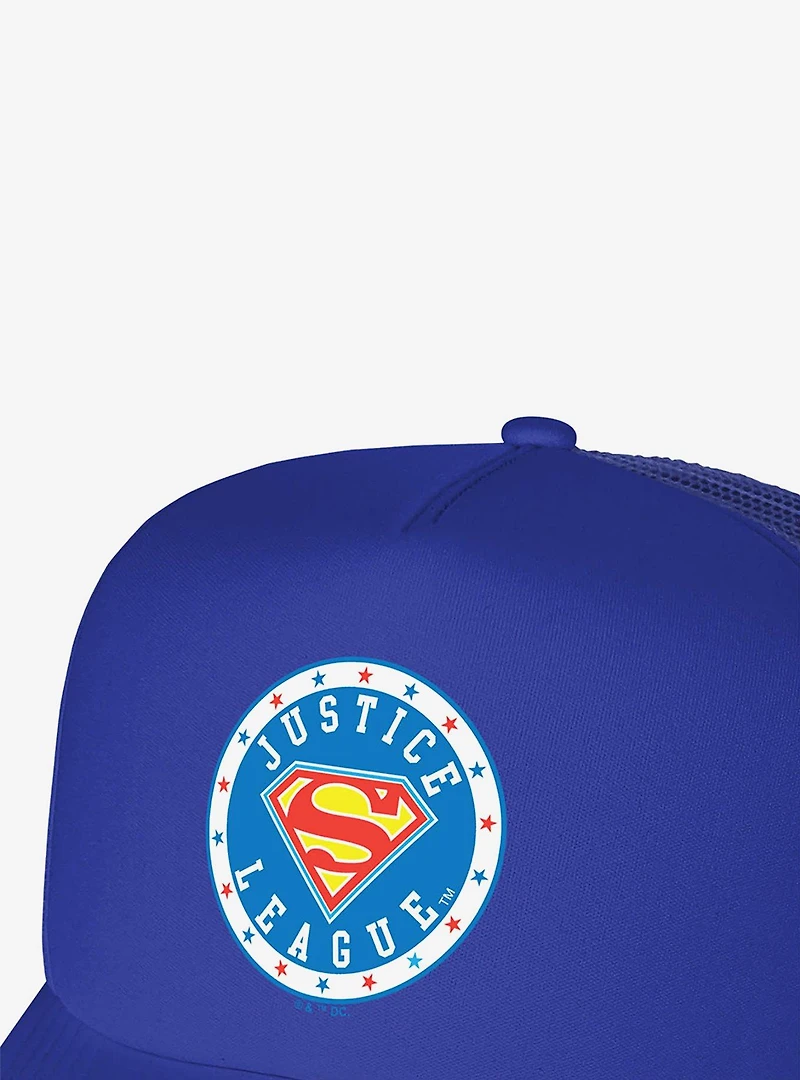Justice League Superman Athletic Logo Foam Trucker Hat