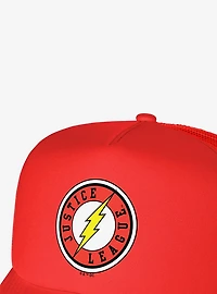 Justice League The Flash Athletic Logo Foam Trucker Hat