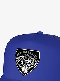 Justice League Athletic Shield Logo Foam Trucker Hat