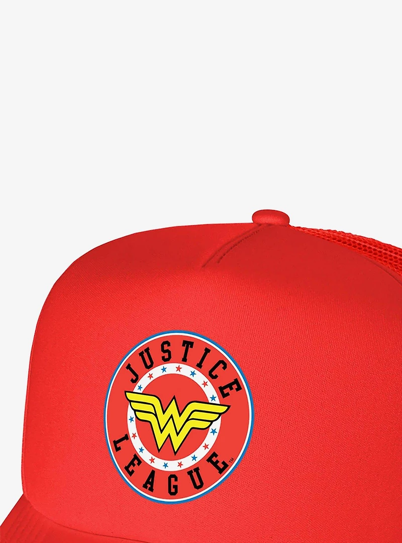 Justice League Wonder Woman Athletic Logo Foam Trucker Hat