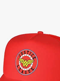 Justice League Wonder Woman Athletic Logo Foam Trucker Hat