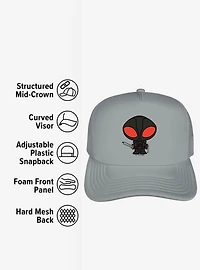 Aquaman Movie Black Manta Chibi Character Foam Trucker Hat