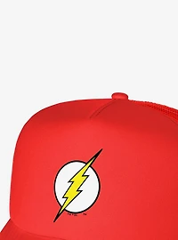 The Flash Lightning Bolt Logo Foam Trucker Hat