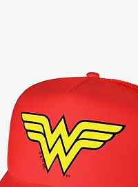 Wonder Woman Classic Logo Foam Trucker Hat