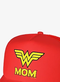 Wonder Woman Wonder Mom Logo Foam Trucker Hat