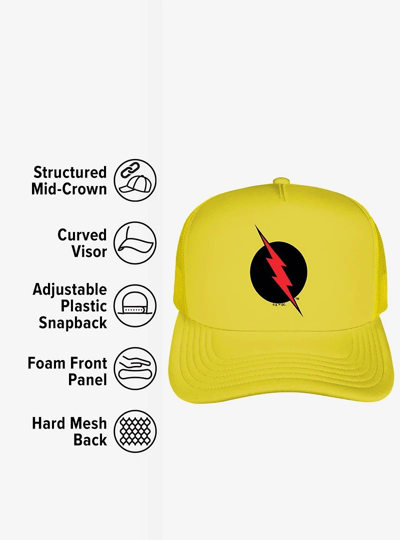 The Flash Reverse Flash Logo Foam Trucker Hat