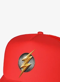 Justice League Flash Logo Foam Trucker Hat