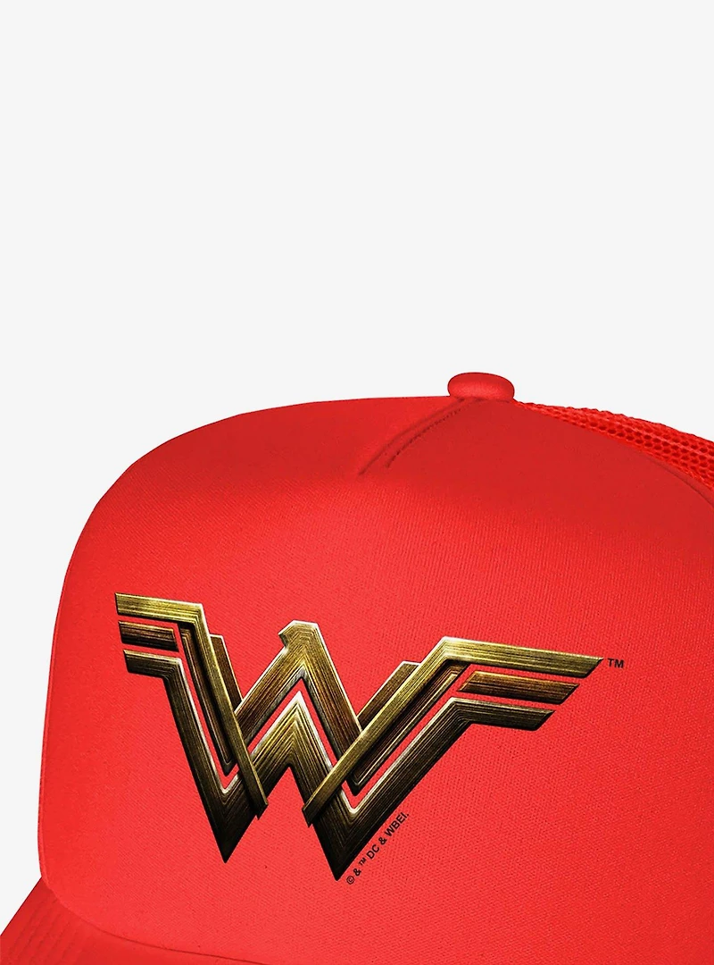 Justice League Wonder Woman Logo Foam Trucker Hat