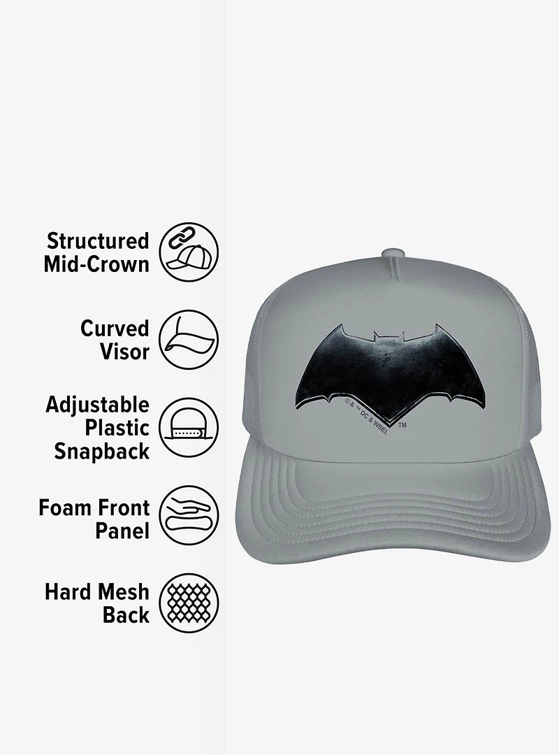 Justice League Batman Logo Foam Trucker Hat