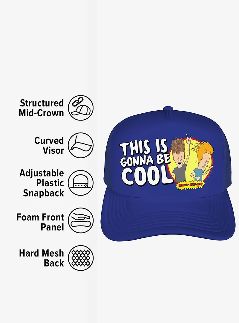 Beavis And Butthead This Is Gonna Be Cool Foam Trucker Hat