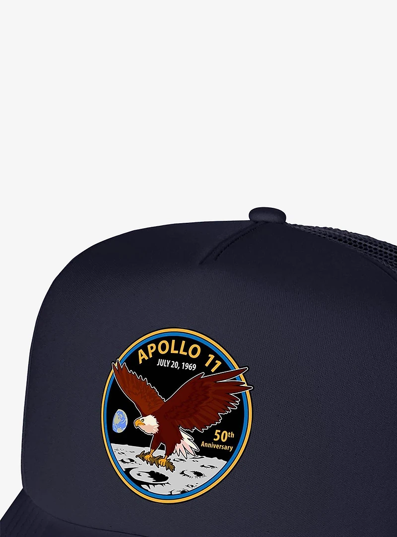NASA Apollo 11 50th Anniversary Patch Foam Trucker Hat