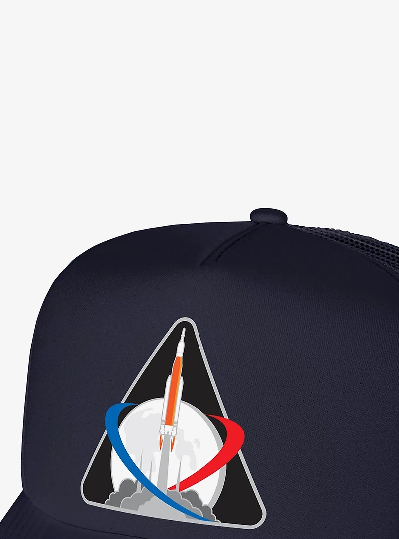 NASA Exploration Mission 1 Patch Foam Trucker Hat