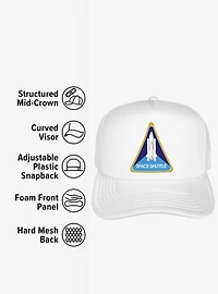 NASA Shuttle Patch Foam Trucker Hat