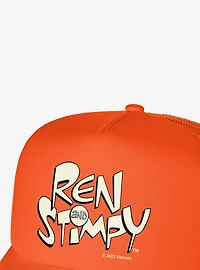 The Ren And Stimpy Show Logo Foam Trucker Hat