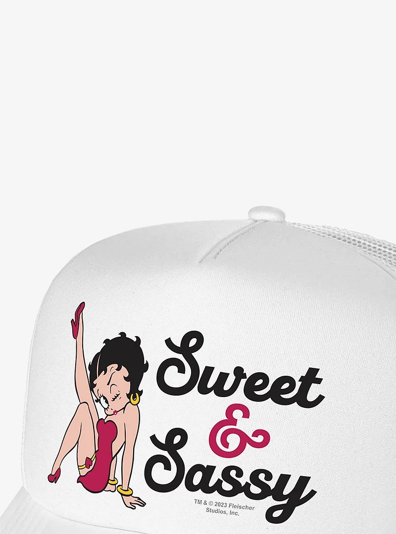 Betty Boop Sweet & Sassy Foam Trucker Hat