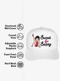 Betty Boop Sweet & Sassy Foam Trucker Hat