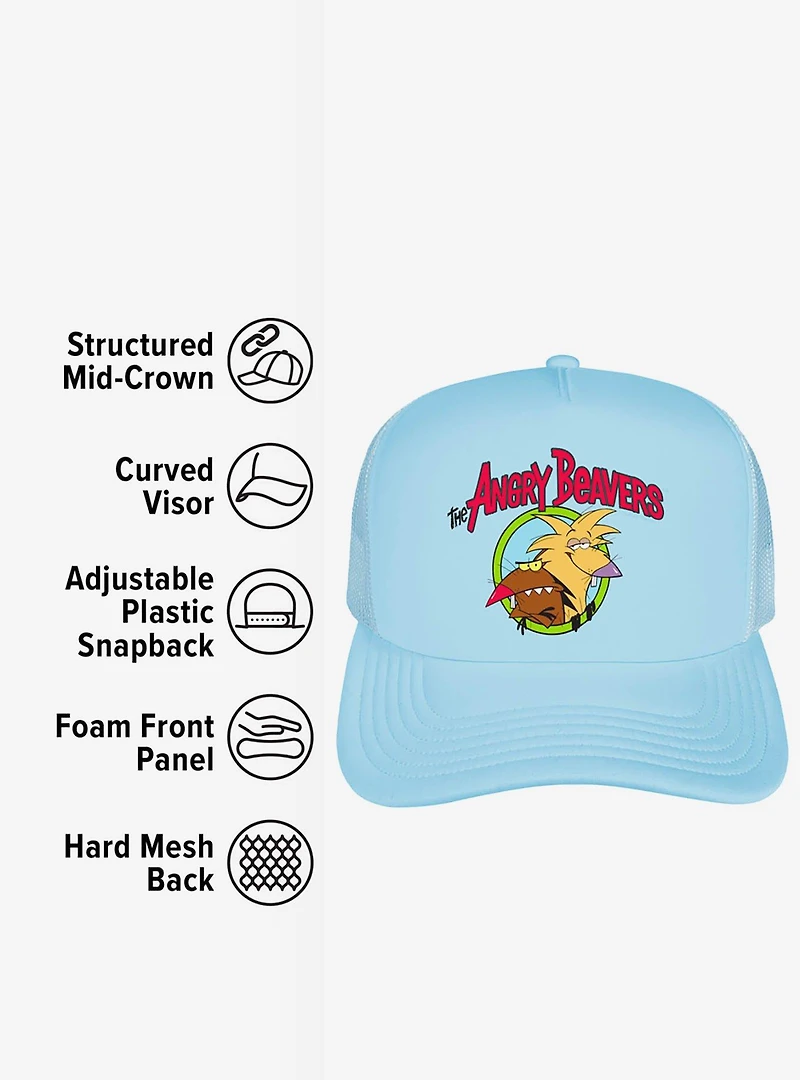 Angry Beavers Logo Foam Trucker Hat