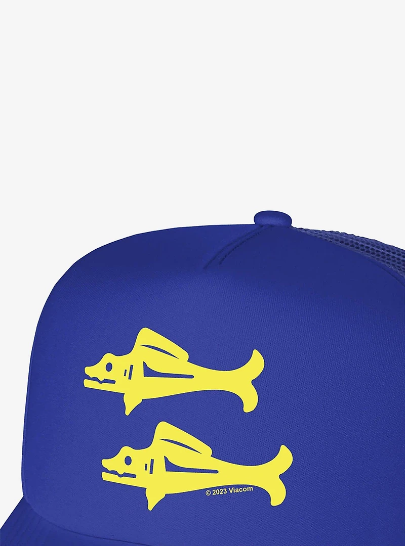 Legends Of The Hidden Temple Blue Barracudas Foam Trucker Hat