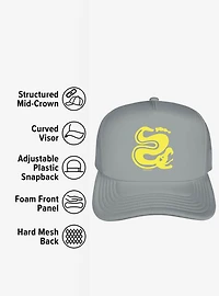 Legends Of The Hidden Temple Silver Snakes Foam Trucker Hat
