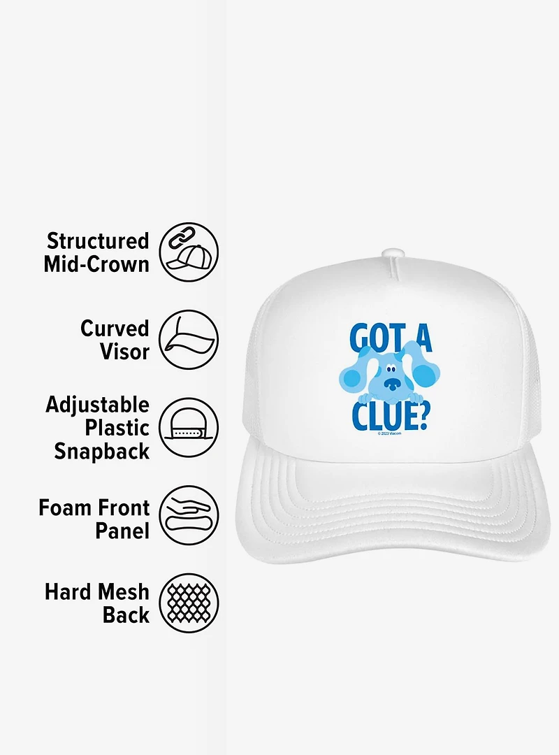 Blue's Clues Classic Got A Clue Foam Trucker Hat