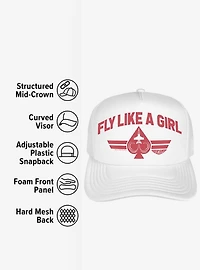 Top Gun: Maverick Fly Like A Girl Foam Trucker Hat