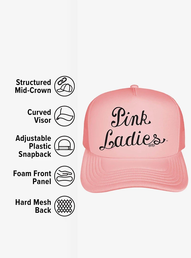 Grease Pink Ladies Foam Trucker Hat