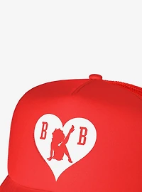 Betty Boop BB Heart Foam Trucker Hat