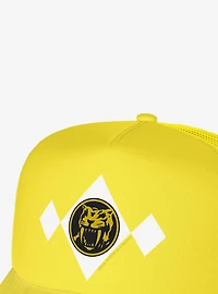 Power Rangers Yellow Chest Medallion Foam Trucker Hat