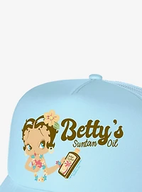 Betty Boop Betty's Suntan Oil Foam Trucker Hat
