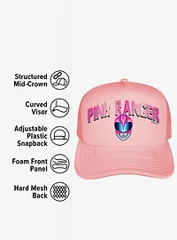 Power Rangers Pink Ranger Helmet Foam Trucker Hat