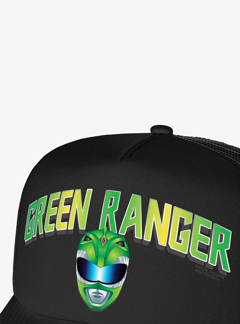 Power Rangers Green Ranger Helmet Foam Trucker Hat