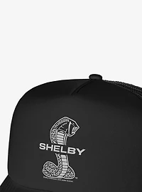 Shelby Cobra Grey Snake Logo Foam Trucker Hat